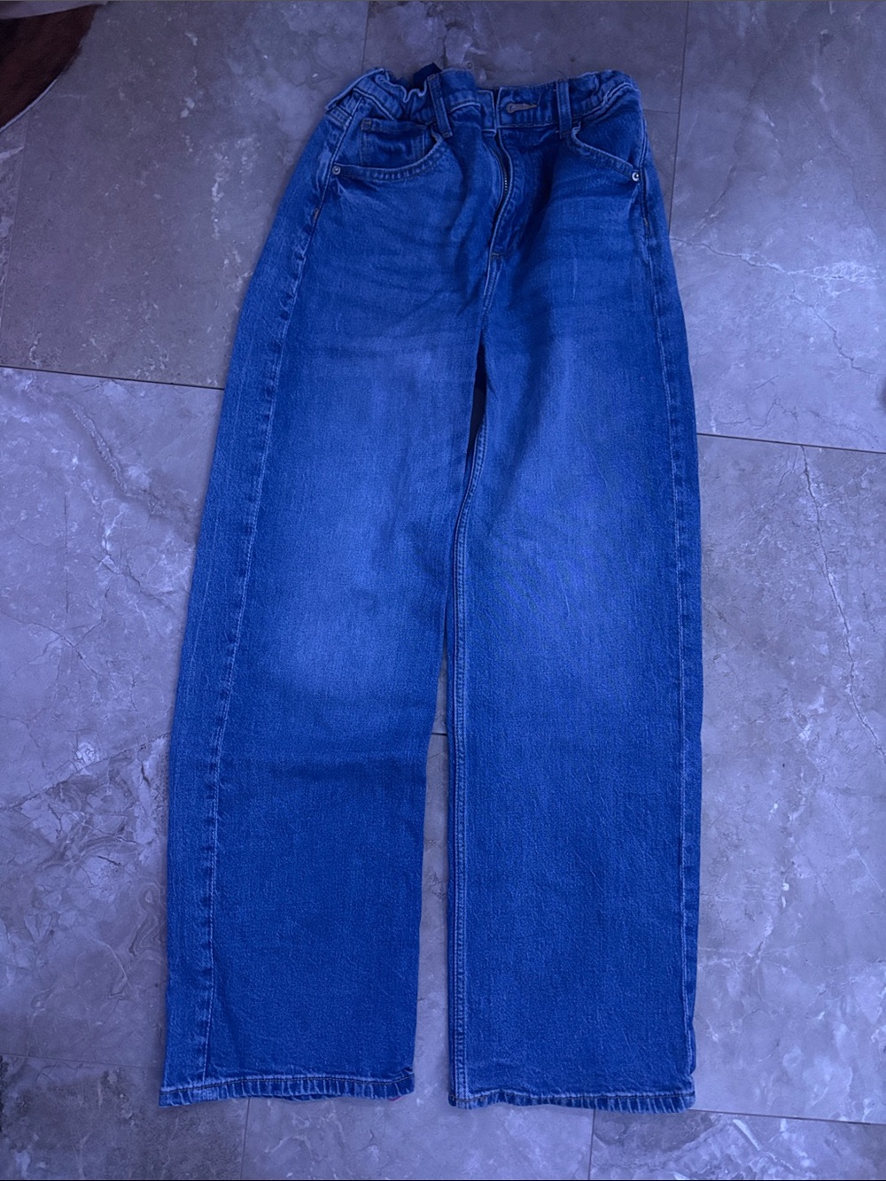 Classic Girls Blue Straight-Leg Jeans